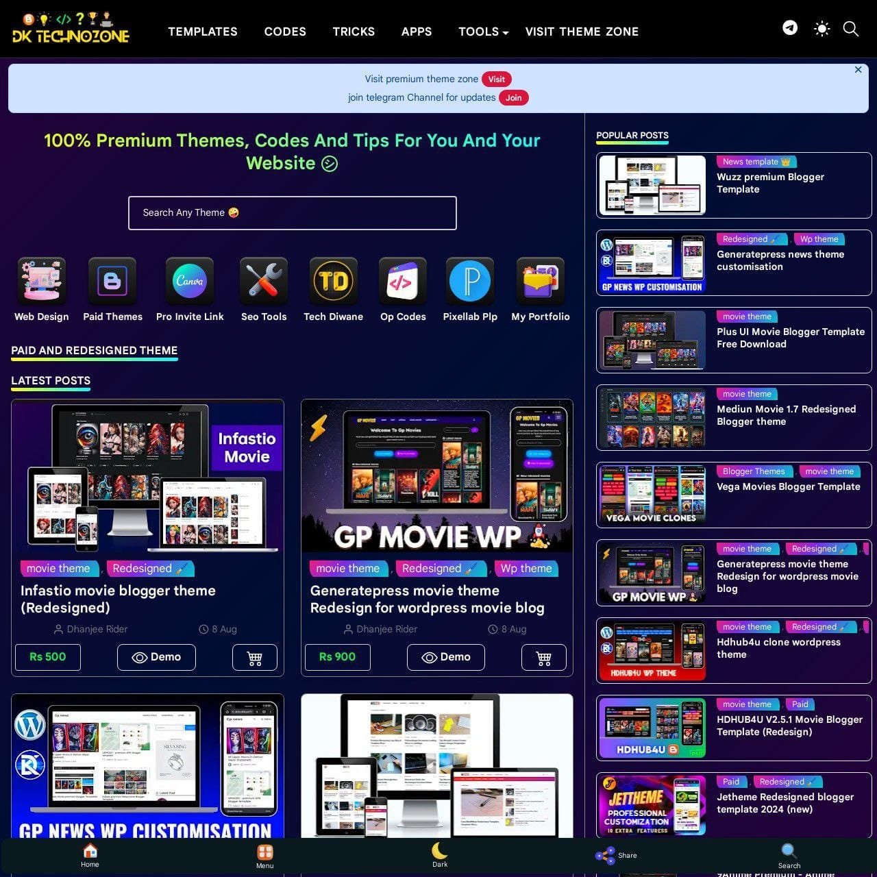 jettheme redesignerd dk technozone theme