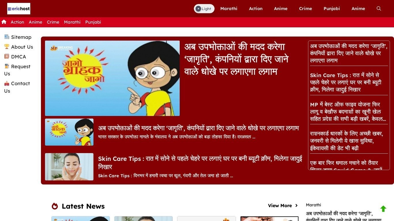 HOMEPAGE - Chek Blog Mp breaking wordpress theme