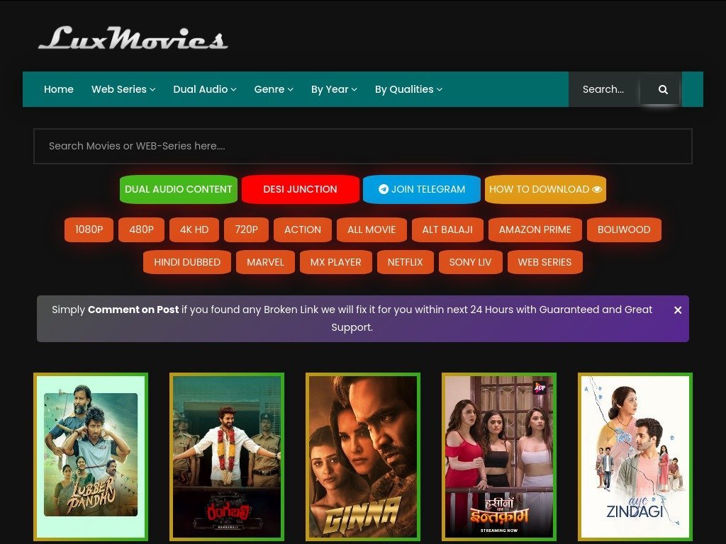 luxmovies2-live-1024x768desktop-52625e luxmovies wordpress theme Best movie theme 2025