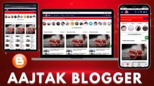 Aajtak clone blogger template