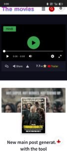 The Movies Redesigned Blogger Template